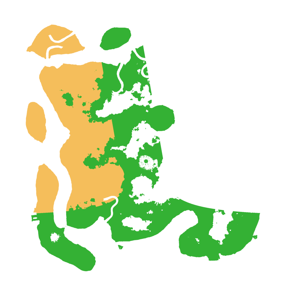 Biome Rust Map: Procedural Map, Size: 3000, Seed: 12262