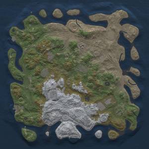Thumbnail Rust Map: Procedural Map, Size: 4500, Seed: 1793039140, 19 Monuments