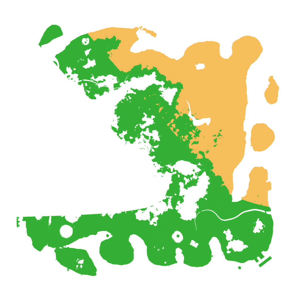 Biome Rust Map: Procedural Map, Size: 4000, Seed: 415344