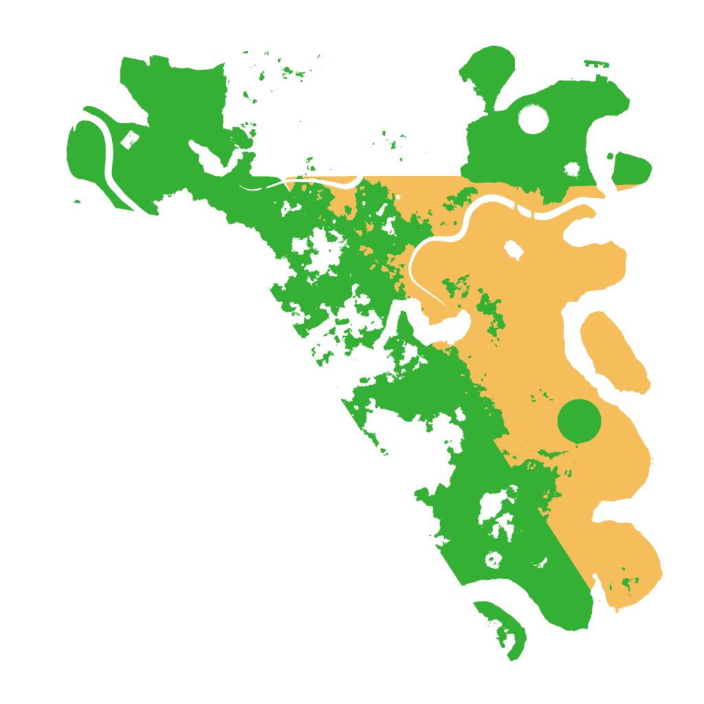 Biome Rust Map: Procedural Map, Size: 4250, Seed: 909272478