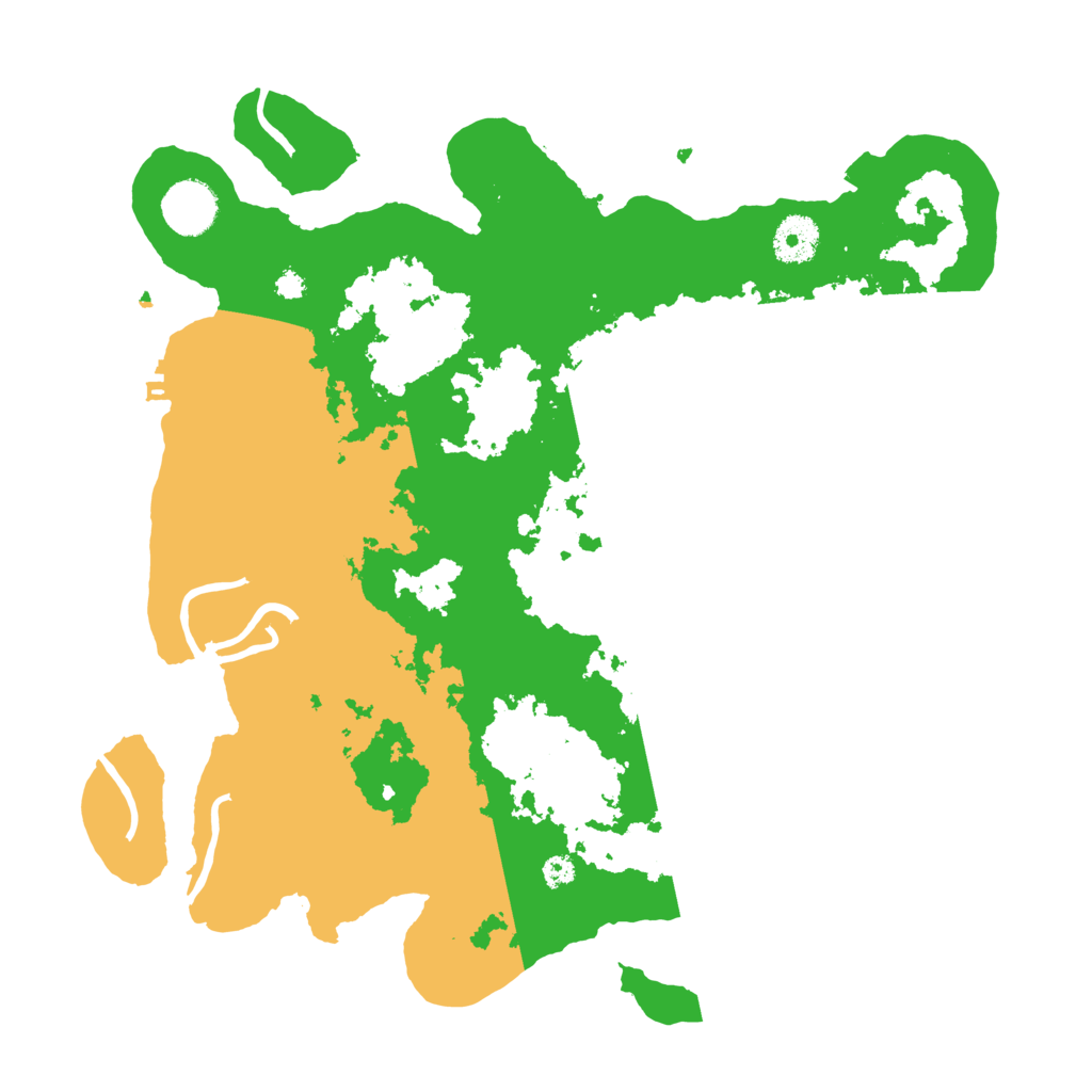Biome Rust Map: Procedural Map, Size: 3500, Seed: 271340296