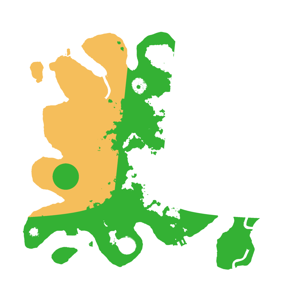 Biome Rust Map: Procedural Map, Size: 3000, Seed: 2026361844
