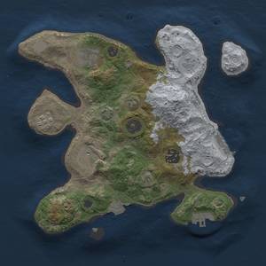 Thumbnail Rust Map: Procedural Map, Size: 2650, Seed: 65905998, 11 Monuments