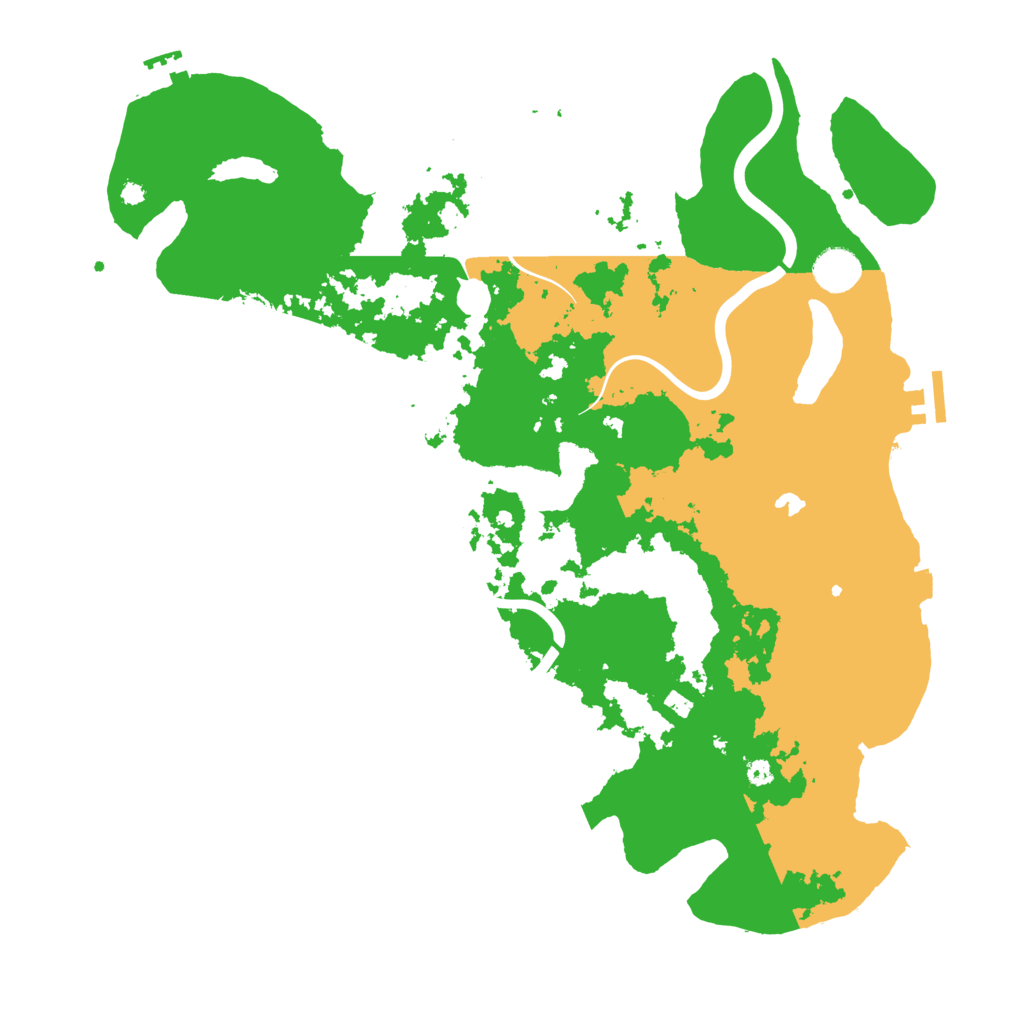 Biome Rust Map: Procedural Map, Size: 4000, Seed: 202405