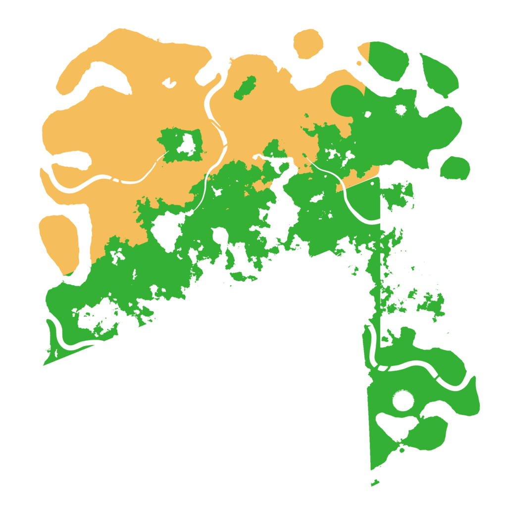 Biome Rust Map: Procedural Map, Size: 4250, Seed: 650261553