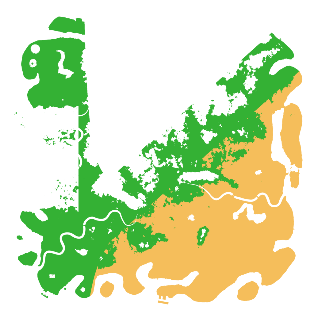 Biome Rust Map: Procedural Map, Size: 6000, Seed: 1568570967