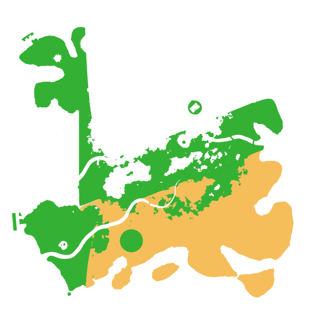 Biome Rust Map: Procedural Map, Size: 3650, Seed: 14346222