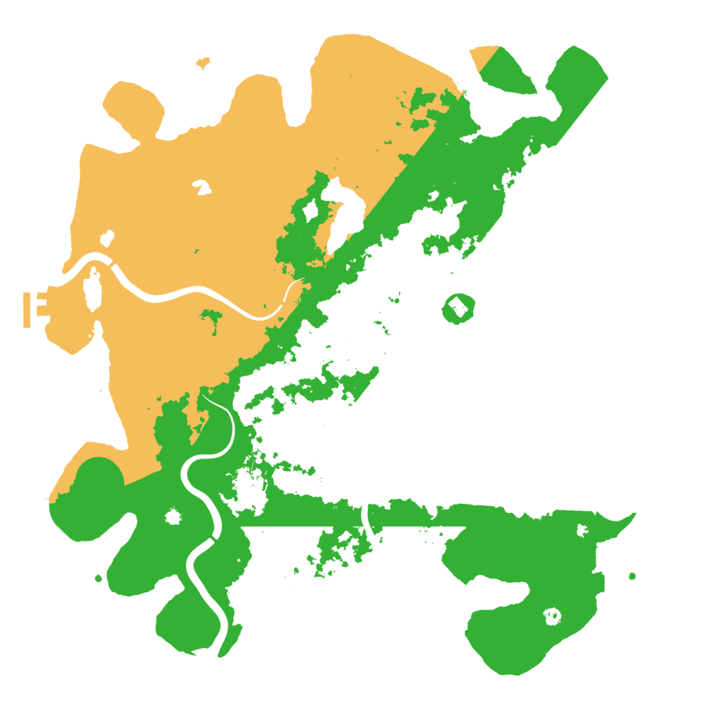 Biome Rust Map: Procedural Map, Size: 4000, Seed: 12595421