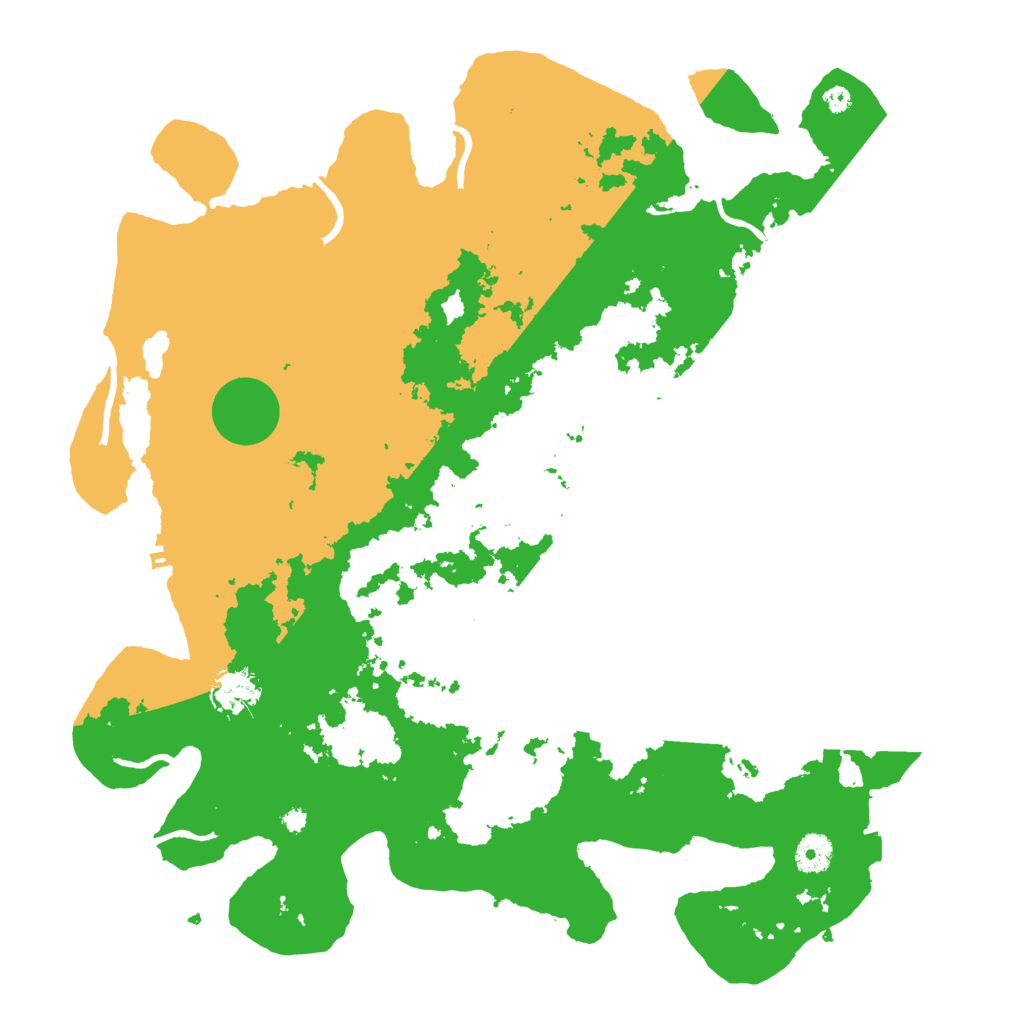 Biome Rust Map: Procedural Map, Size: 4000, Seed: 12595421