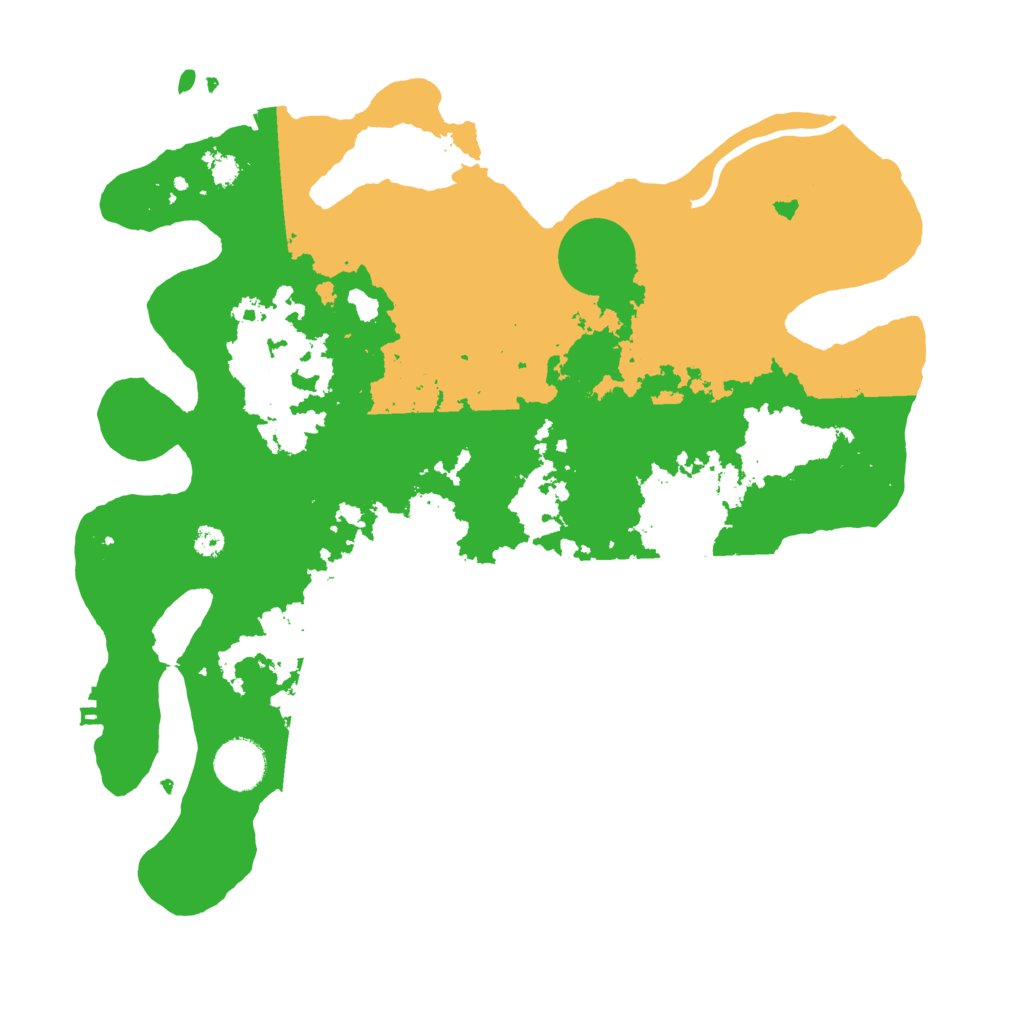 Biome Rust Map: Procedural Map, Size: 3500, Seed: 776588888