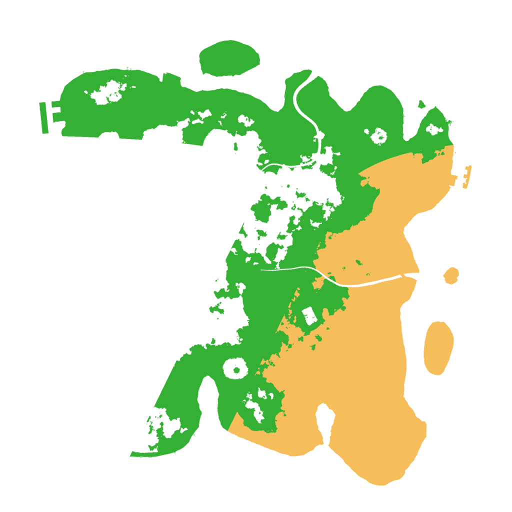 Biome Rust Map: Procedural Map, Size: 3300, Seed: 1400654737
