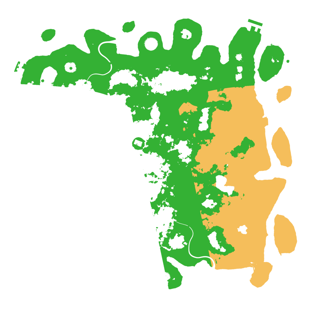 Biome Rust Map: Procedural Map, Size: 4250, Seed: 1374557904