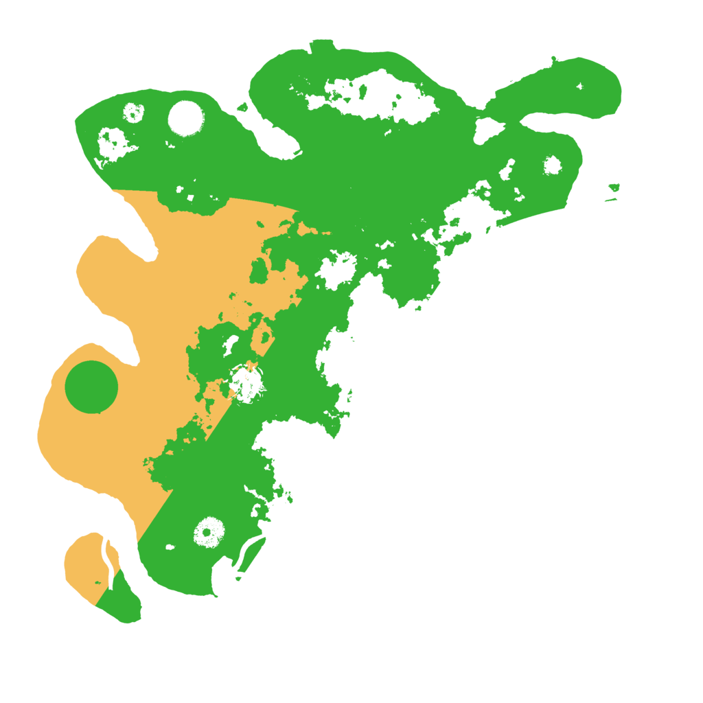 Biome Rust Map: Procedural Map, Size: 3500, Seed: 88625111