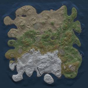 Thumbnail Rust Map: Procedural Map, Size: 4250, Seed: 1744704819, 19 Monuments