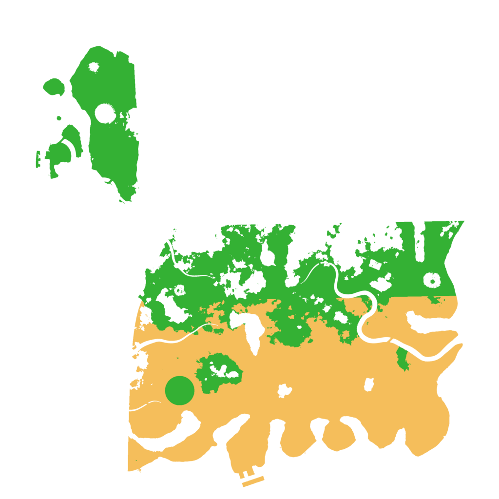 Biome Rust Map: Procedural Map, Size: 4500, Seed: 2084695252