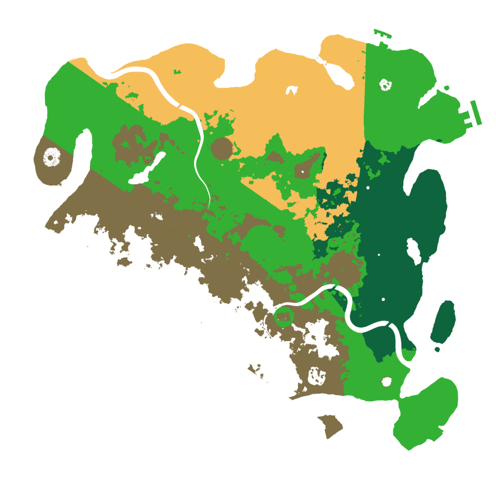 Biome Rust Map: Procedural Map, Size: 4000, Seed: 1030222468