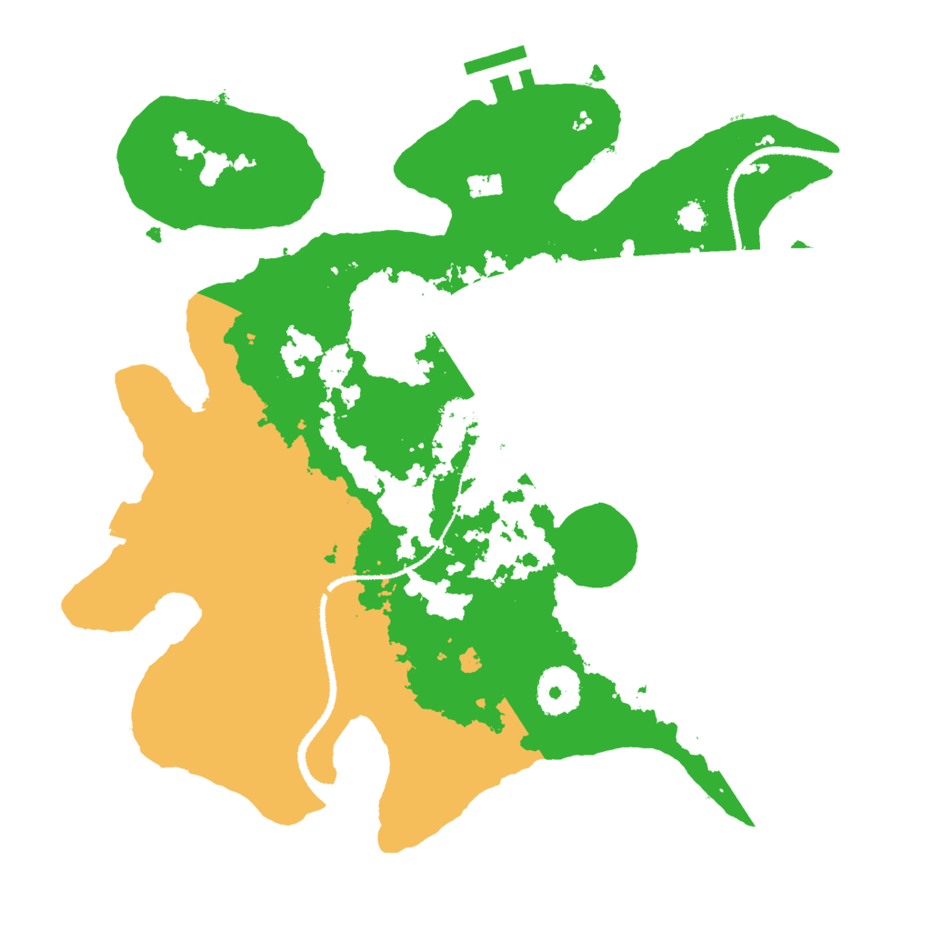 Biome Rust Map: Procedural Map, Size: 3000, Seed: 1674169375
