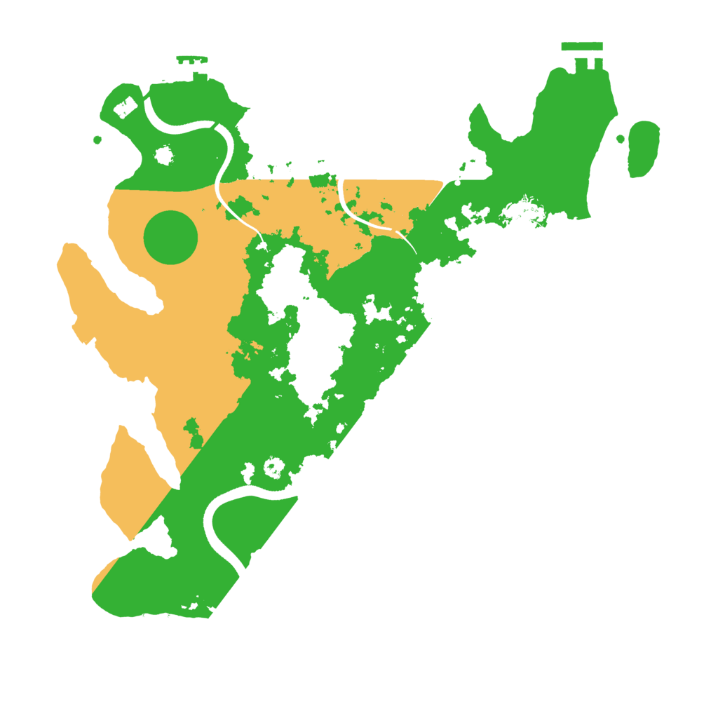 Biome Rust Map: Procedural Map, Size: 3500, Seed: 325202311