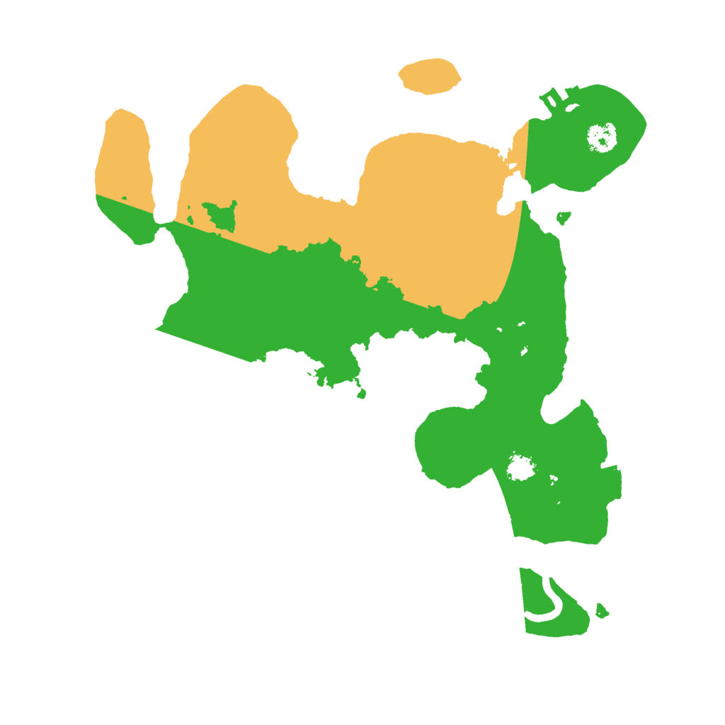 Biome Rust Map: Procedural Map, Size: 2500, Seed: 15642