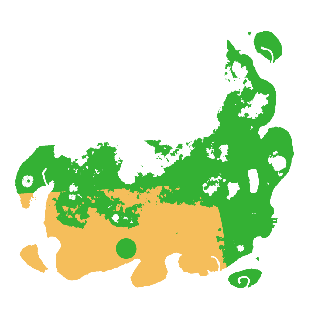 Biome Rust Map: Procedural Map, Size: 4000, Seed: 331988