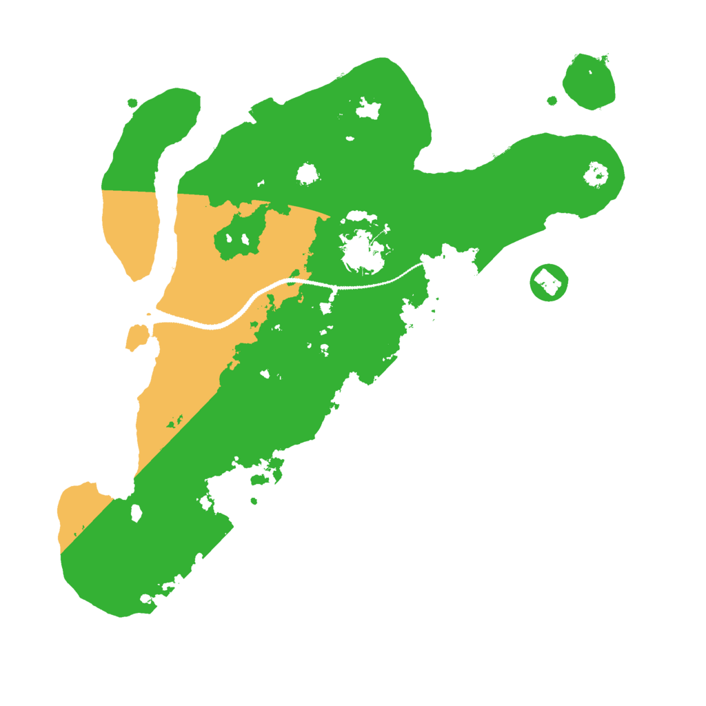 Biome Rust Map: Procedural Map, Size: 3000, Seed: 1432125021
