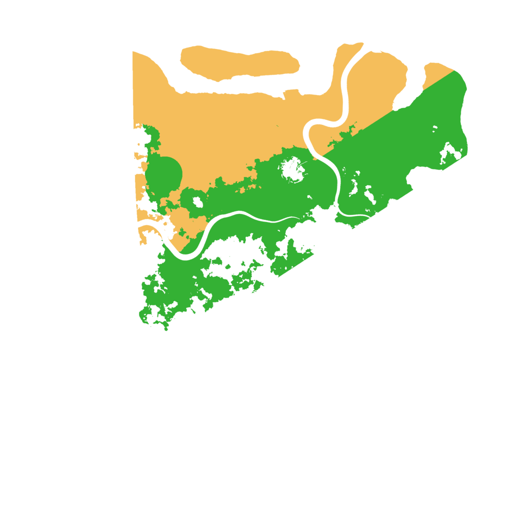 Biome Rust Map: Procedural Map, Size: 3900, Seed: 1256460344
