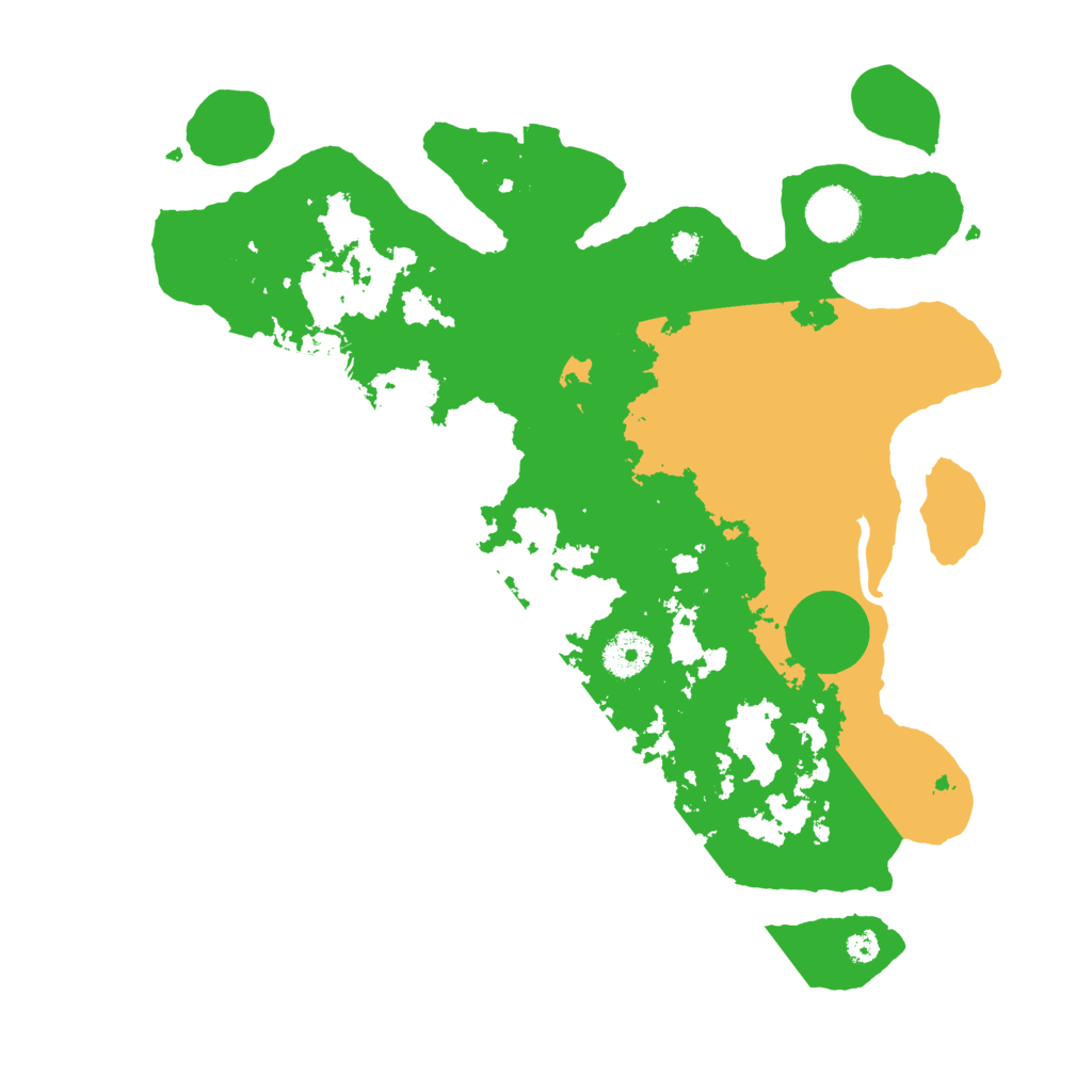Biome Rust Map: Procedural Map, Size: 3500, Seed: 1789501100