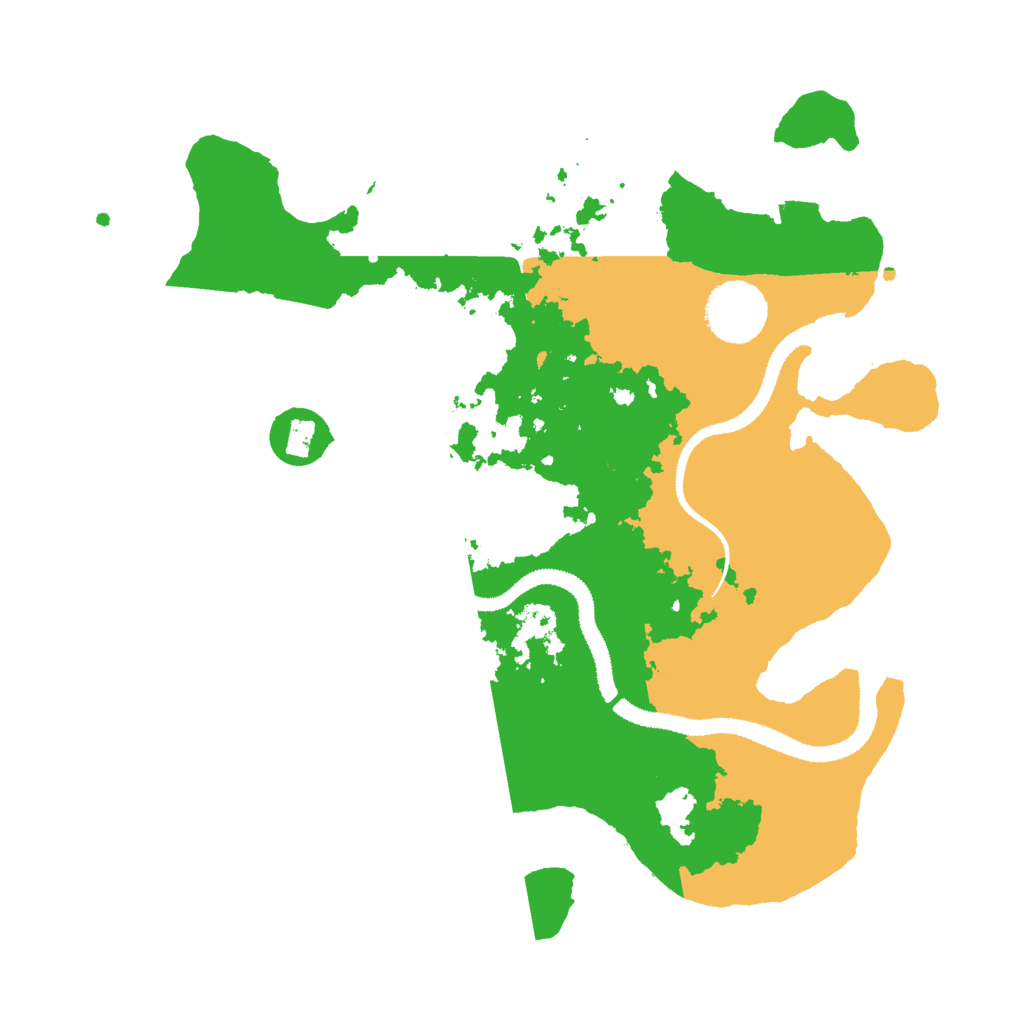 Biome Rust Map: Procedural Map, Size: 3000, Seed: 591961977