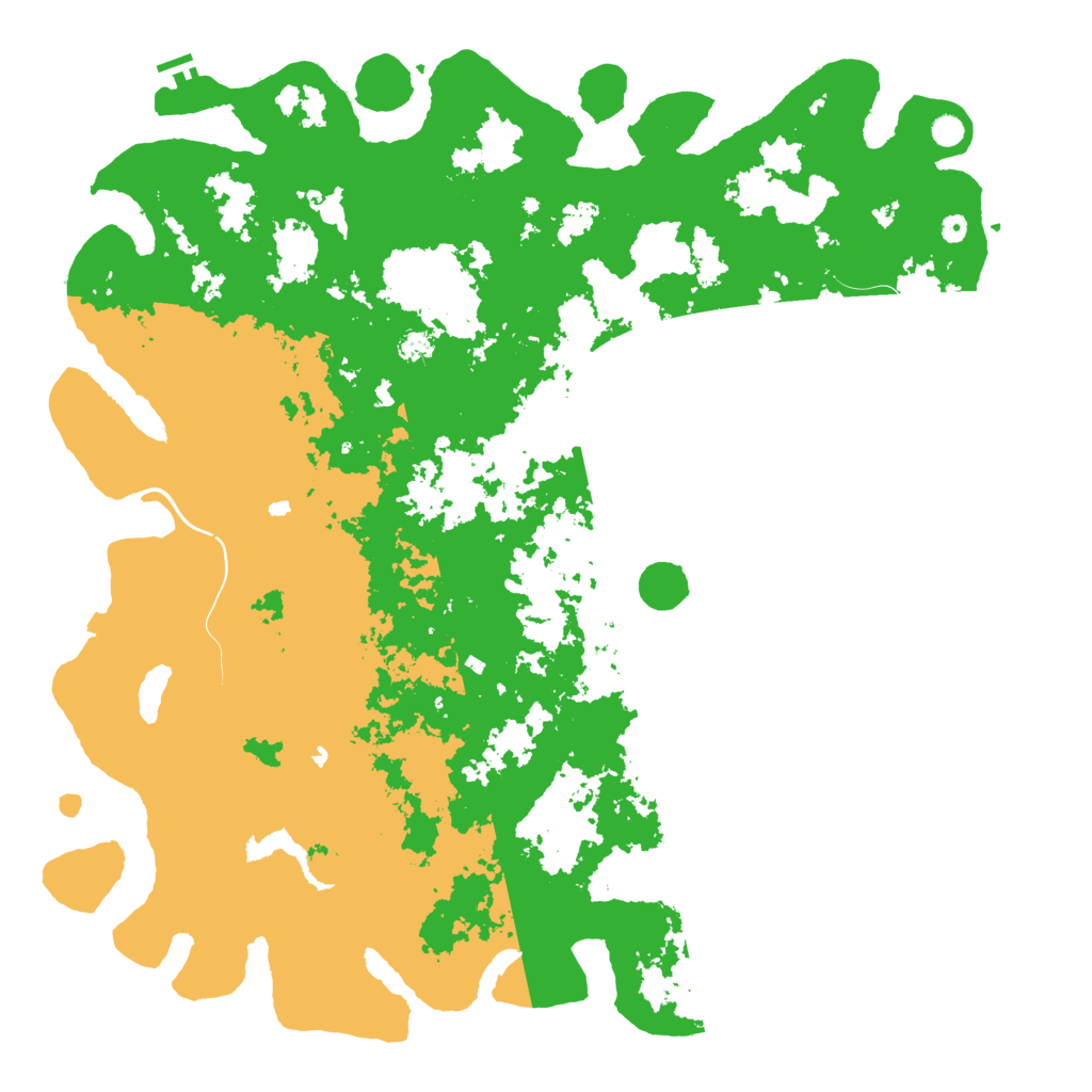 Biome Rust Map: Procedural Map, Size: 6000, Seed: 800445666