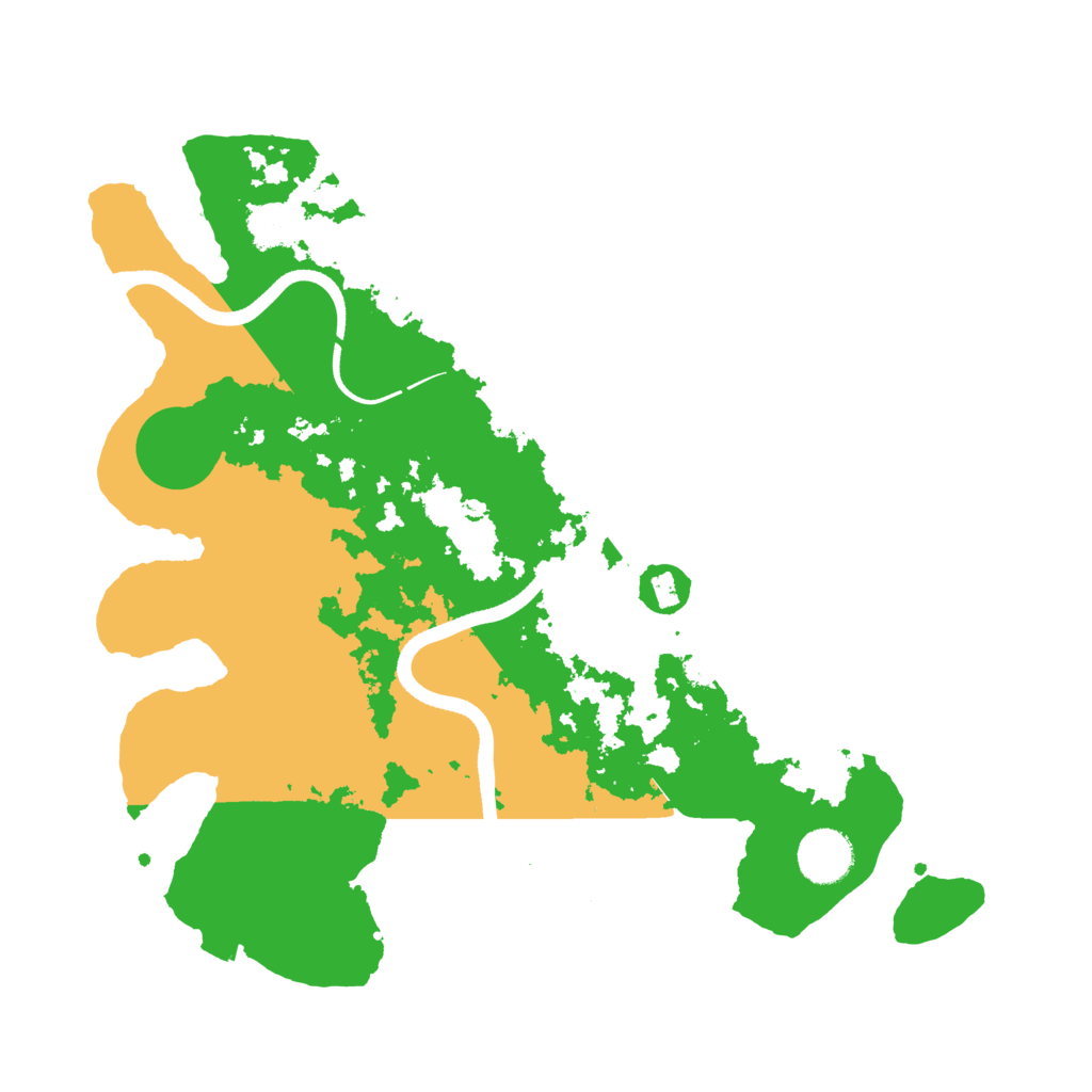 Biome Rust Map: Procedural Map, Size: 3500, Seed: 674883575