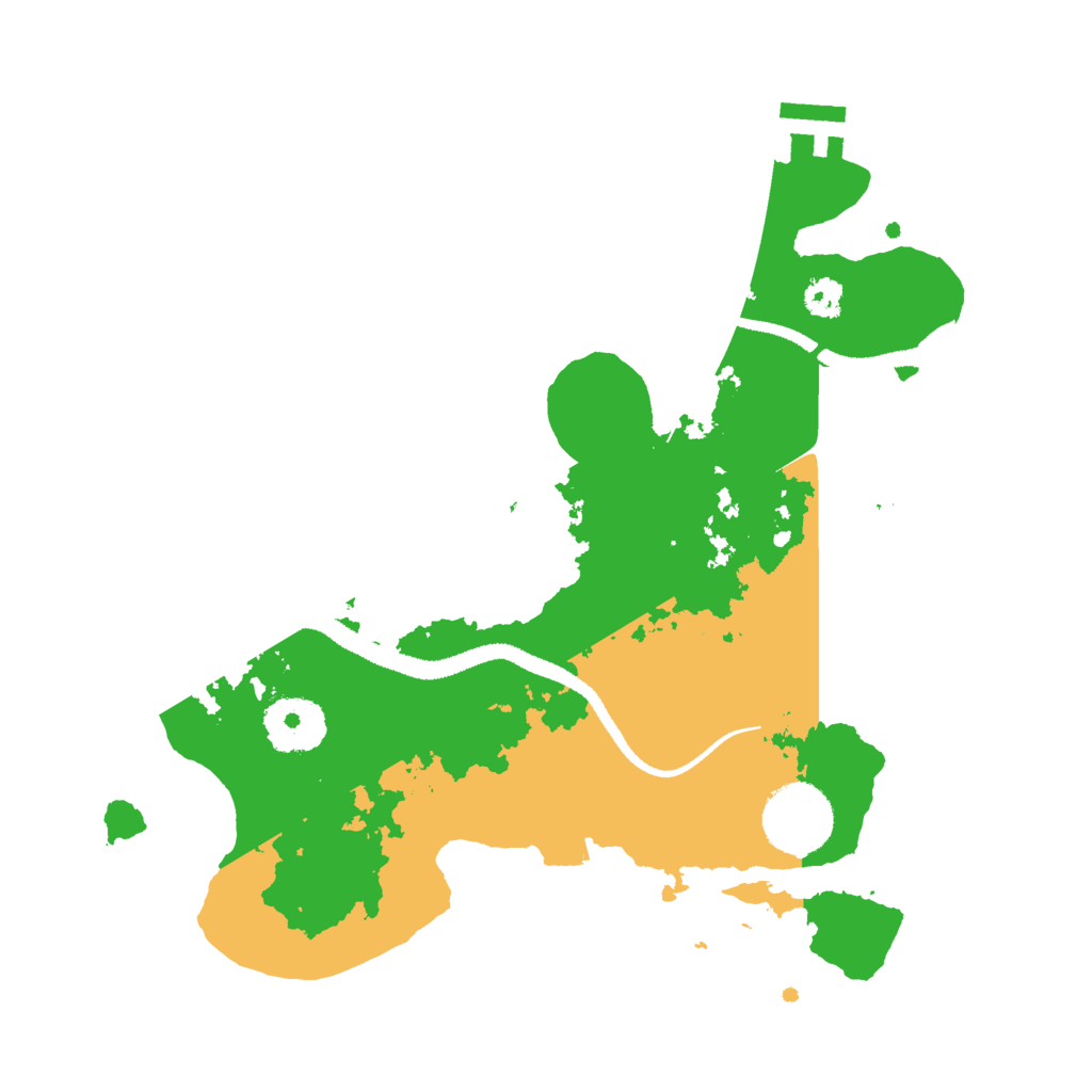 Biome Rust Map: Procedural Map, Size: 2800, Seed: 146716774