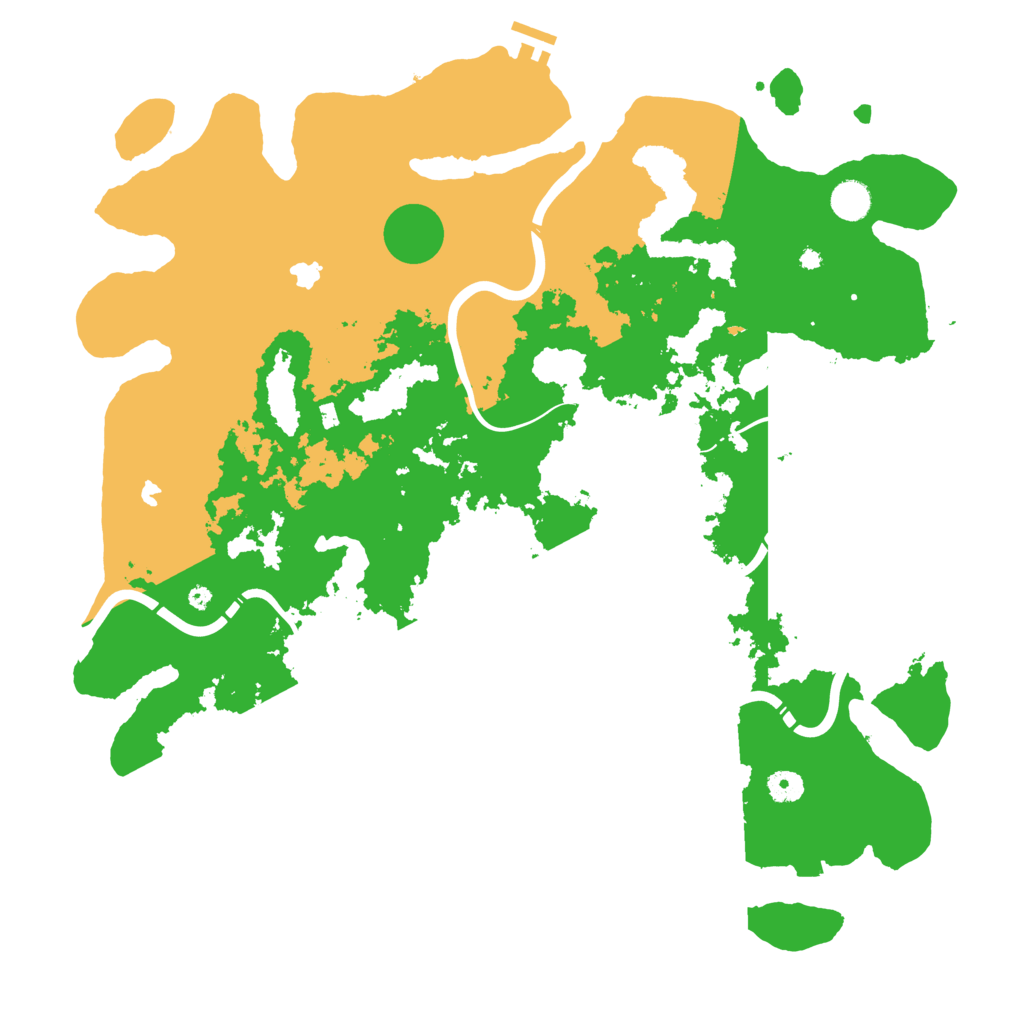 Biome Rust Map: Procedural Map, Size: 4500, Seed: 792000020