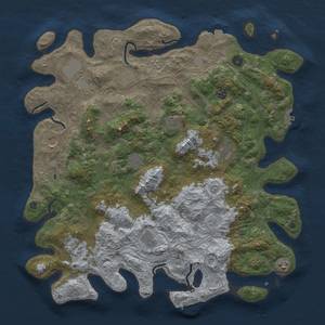 Thumbnail Rust Map: Procedural Map, Size: 4500, Seed: 792000020, 19 Monuments