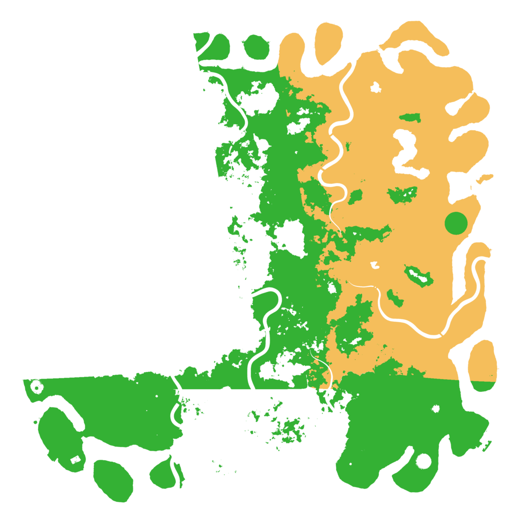 Biome Rust Map: Procedural Map, Size: 6000, Seed: 536368072