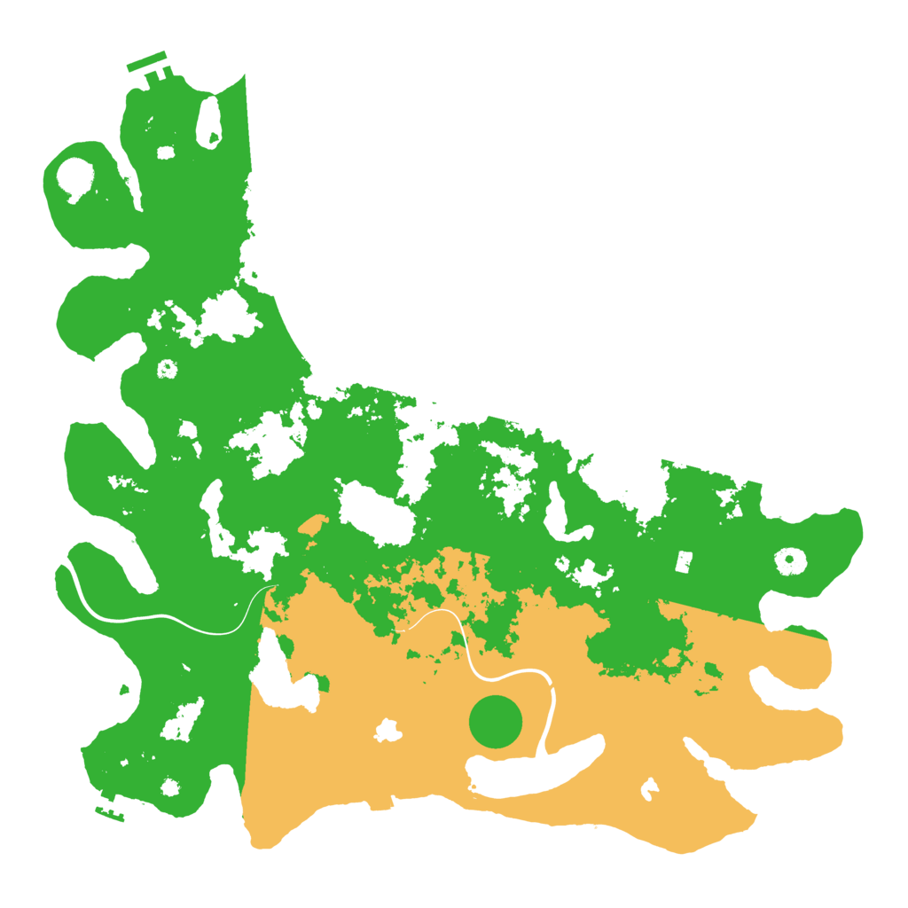 Biome Rust Map: Procedural Map, Size: 4500, Seed: 2179472