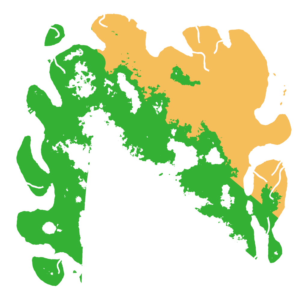 Biome Rust Map: Procedural Map, Size: 4550, Seed: 102887098