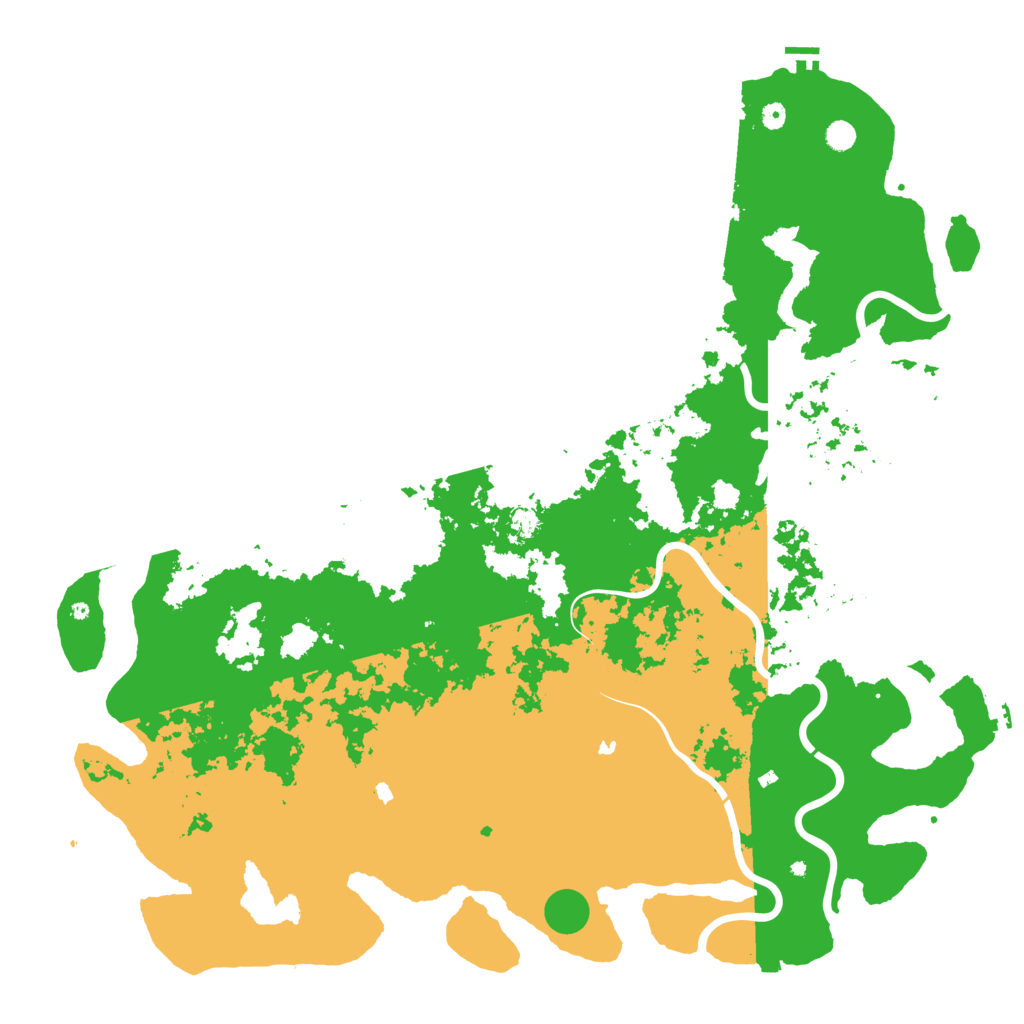 Biome Rust Map: Procedural Map, Size: 6000, Seed: 514795848