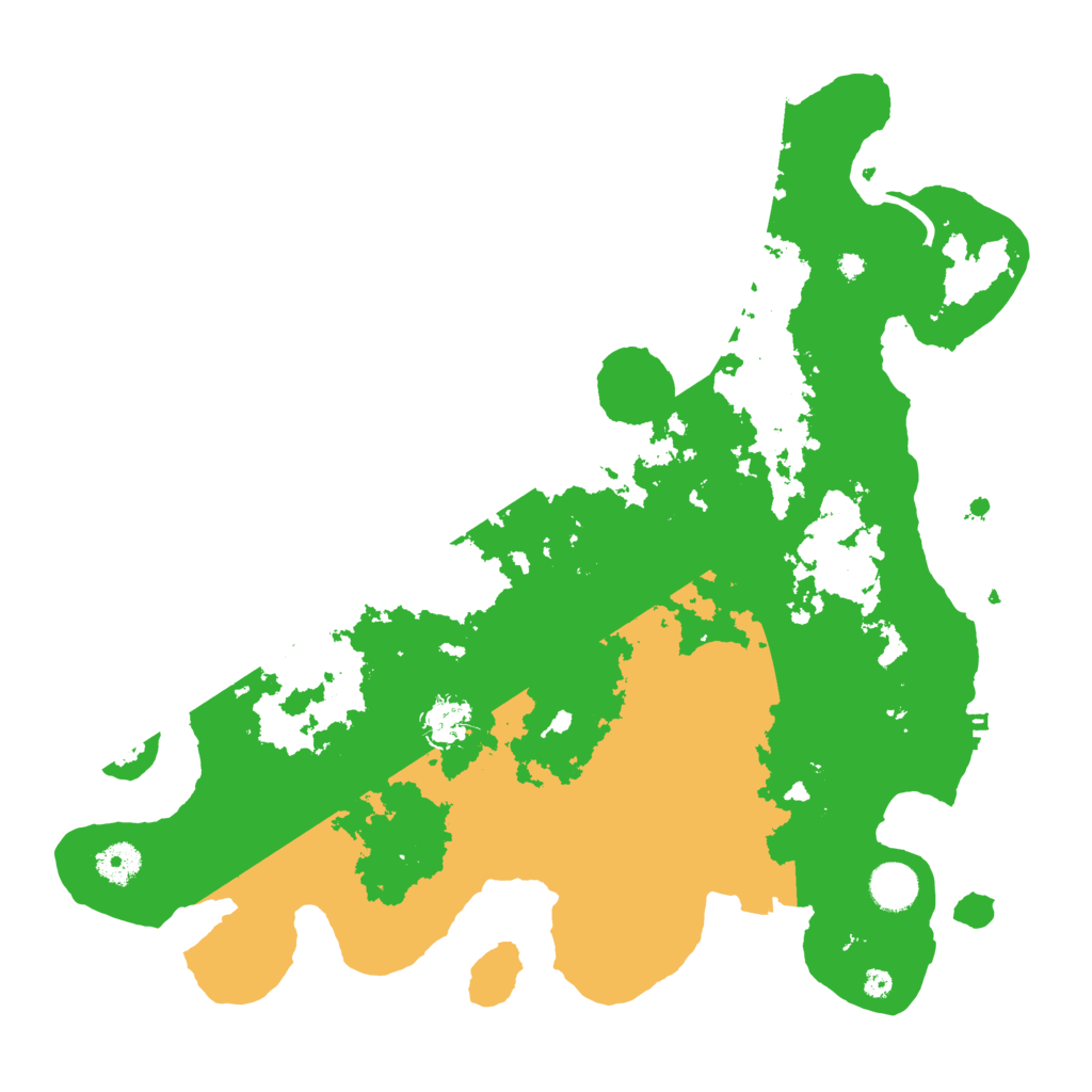 Biome Rust Map: Procedural Map, Size: 3950, Seed: 27585820