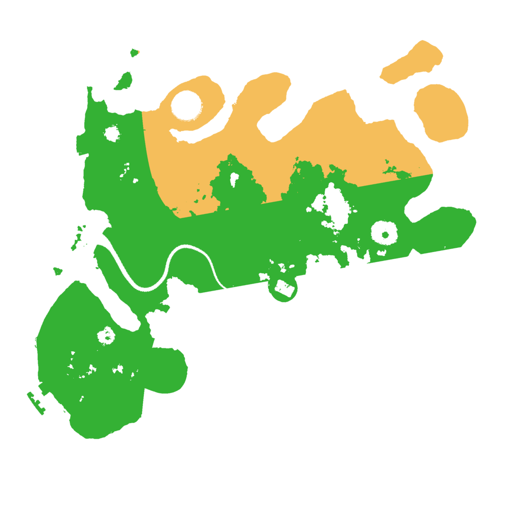 Biome Rust Map: Procedural Map, Size: 3000, Seed: 30085