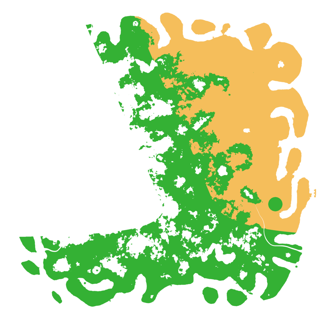 Biome Rust Map: Procedural Map, Size: 6000, Seed: 1565109576