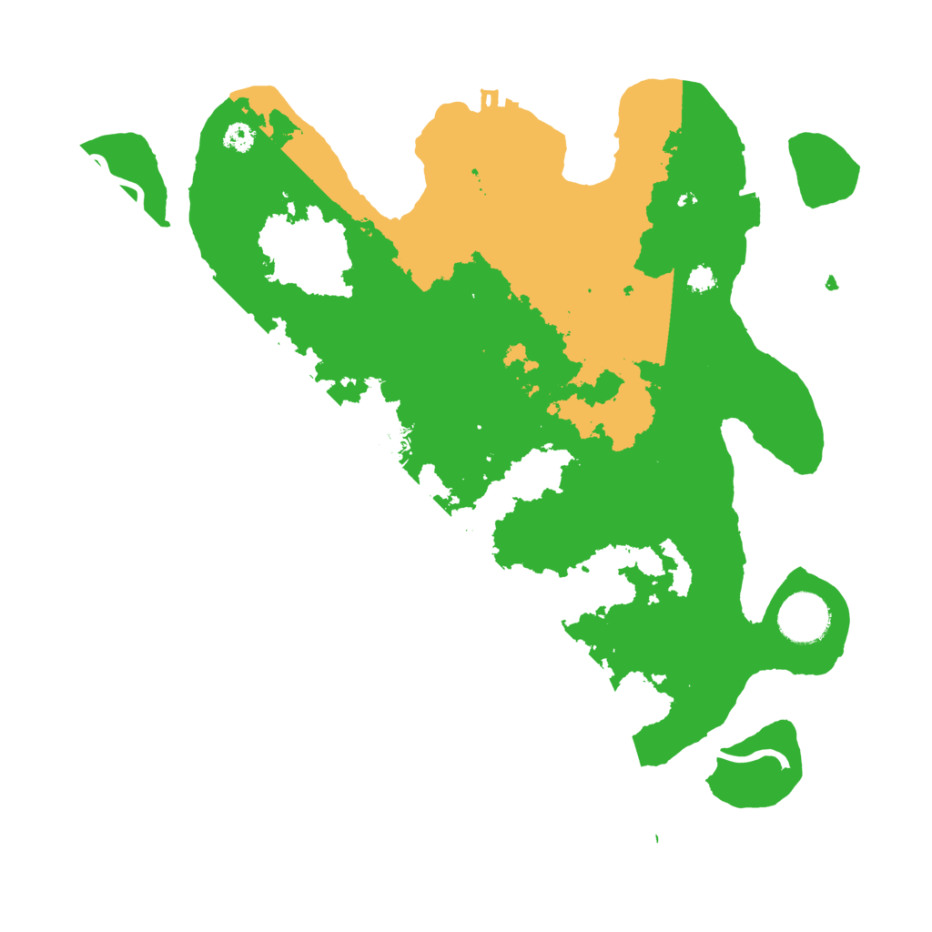 Biome Rust Map: Procedural Map, Size: 3200, Seed: 119803243