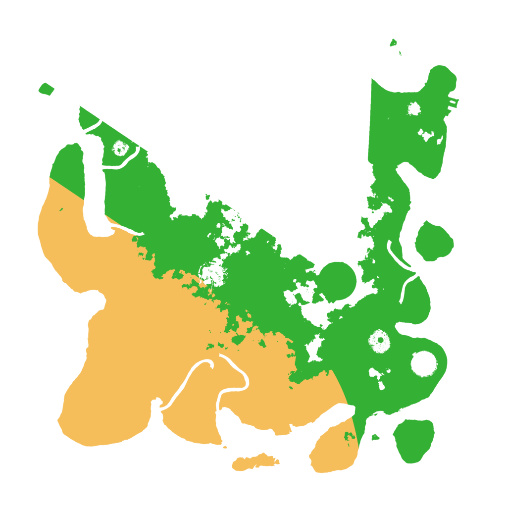 Biome Rust Map: Procedural Map, Size: 3500, Seed: 164314519
