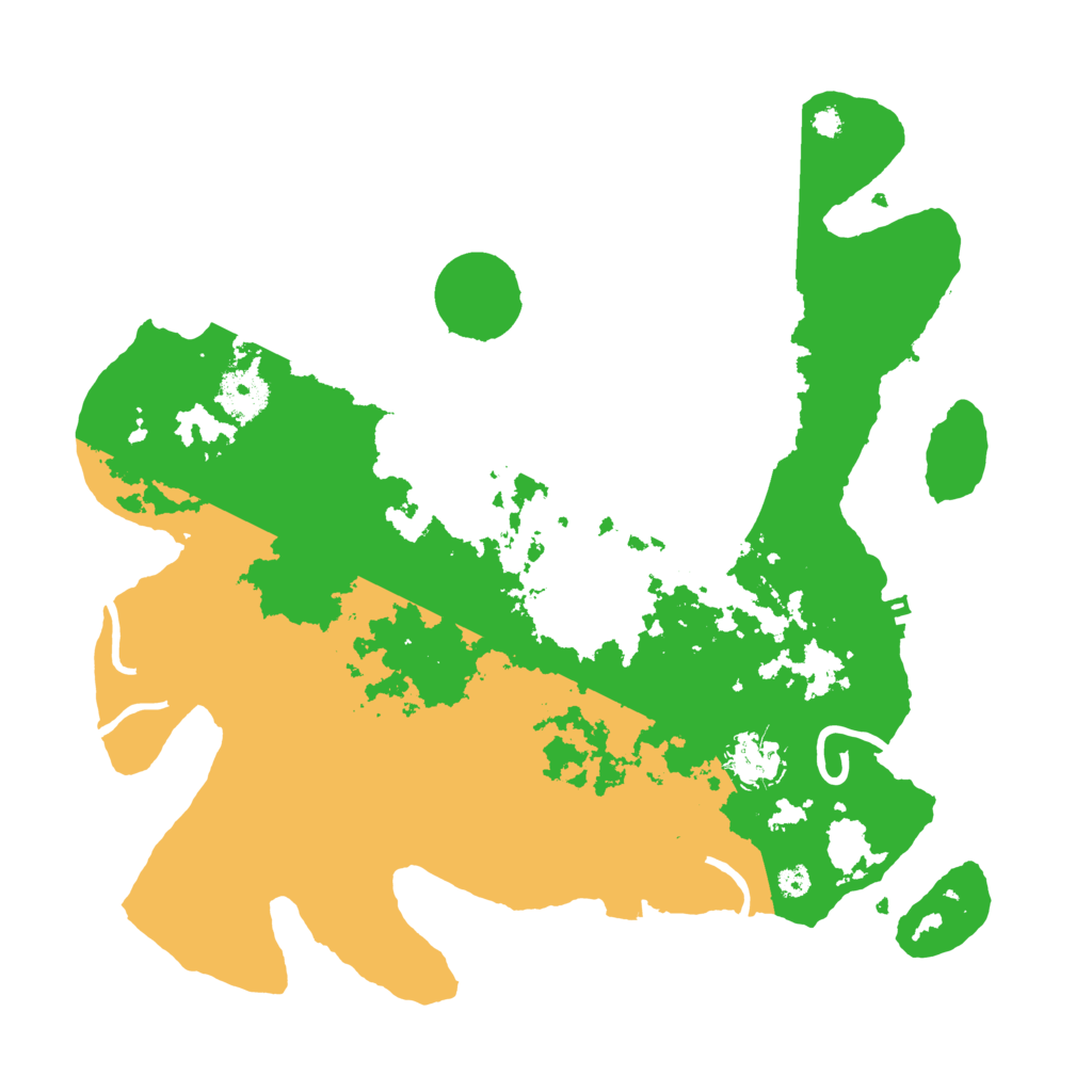 Biome Rust Map: Procedural Map, Size: 3500, Seed: 8146693