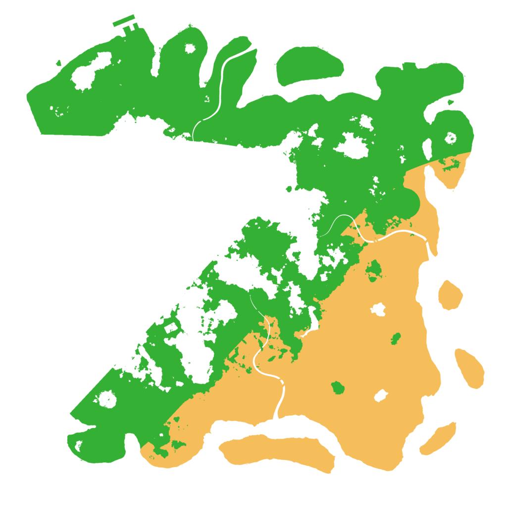 Biome Rust Map: Procedural Map, Size: 4500, Seed: 583067701
