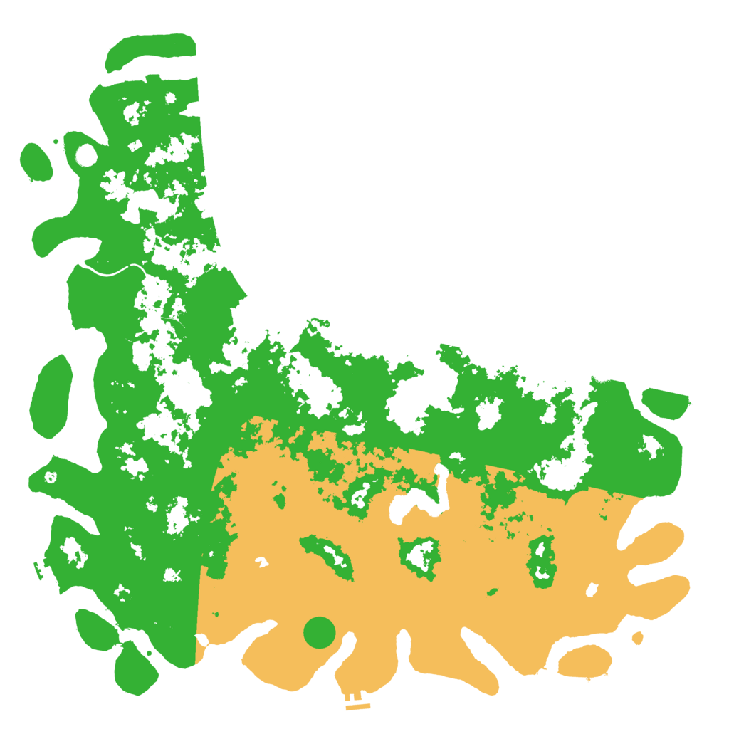 Biome Rust Map: Procedural Map, Size: 6000, Seed: 18032264