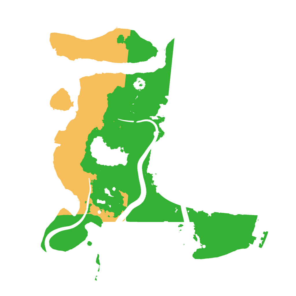 Biome Rust Map: Procedural Map, Size: 2554, Seed: 53022574