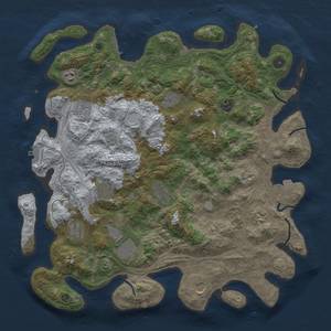 Thumbnail Rust Map: Procedural Map, Size: 4250, Seed: 37164602, 19 Monuments