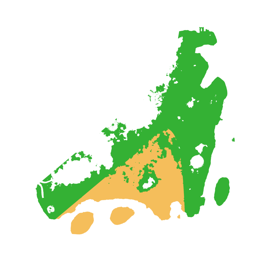 Biome Rust Map: Procedural Map, Size: 3500, Seed: 1064845409