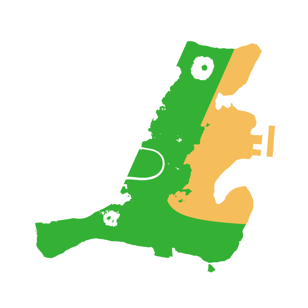 Biome Rust Map: Procedural Map, Size: 2000, Seed: 1807859601