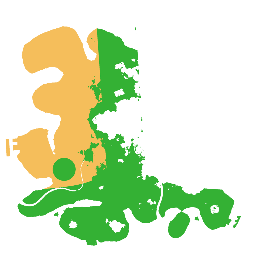 Biome Rust Map: Procedural Map, Size: 3000, Seed: 25911